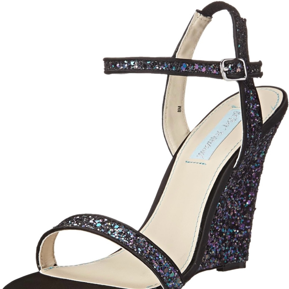 Betsey Johnson Darci Glitter
Wedge Heels
